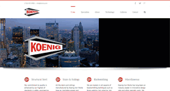 Desktop Screenshot of koenigiron.com